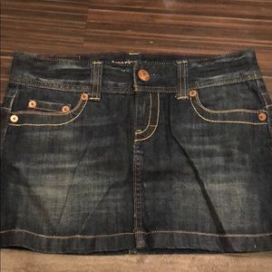 American eagle jean skirt